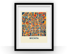 Load image into Gallery viewer, Wichita Map Print - Full Color Map Poster