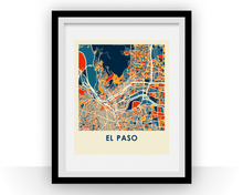 Load image into Gallery viewer, El Paso Map Print - Full Color Map Poster