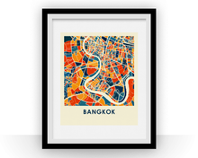 Load image into Gallery viewer, Bangkok Map Print - Full Color Map Poster