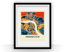 Load image into Gallery viewer, Fredericton Map Print - Full Color Map Poster