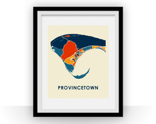Load image into Gallery viewer, Provincetown Map Print - Full Color Map Poster