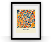 Load image into Gallery viewer, Austin Map Print - Full Color Map Poster