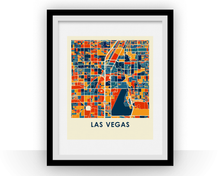 Charger l'image dans la galerie, Las Vegas Map Print - Full Color Map Poster