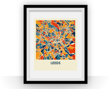 Load image into Gallery viewer, Leeds Map Print - Full Color Map Poster