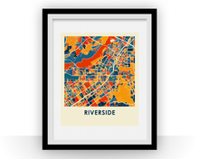 Load image into Gallery viewer, Riverside Map Print - Full Color Map Poster