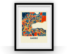 Load image into Gallery viewer, Barrie Ontario Map Print - Full Color Map Poster