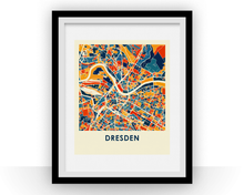 Load image into Gallery viewer, Dresden Map Print - Full Color Map Poster
