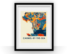 Charger l'image dans la galerie, Affiche cartographique de Carmel-By-The-Sea - Style Chroma