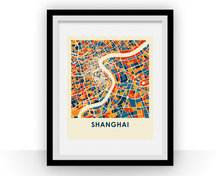 Load image into Gallery viewer, Shanghai Map Print - Full Color Map Poster