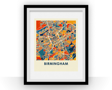 Load image into Gallery viewer, Birmingham Alabama Map Print - Full Color Map Poster