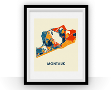 Charger l'image dans la galerie, Affiche cartographique de Montauk - Style Chroma