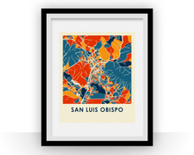 Charger l'image dans la galerie, Affiche cartographique de San Luis Obispo - Style Chroma