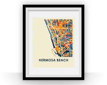 Load image into Gallery viewer, Hermosa Beach Map Print - Full Color Map Poster