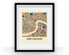Load image into Gallery viewer, New Orleans Map Print - Full Color Map Poster