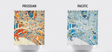 Load image into Gallery viewer, Melbourne Map Shower Curtain - australia Shower Curtain - Chroma Series