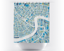 Charger l'image dans la galerie, Rideau de douche cartographique de New Orleans