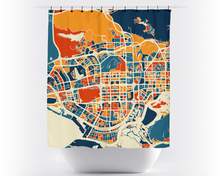 Charger l'image dans la galerie, Shenzhen Map Shower Curtain - china Shower Curtain - Chroma Series