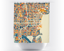 Charger l'image dans la galerie, St Petersburg Map Shower Curtain - usa Shower Curtain - Chroma Series