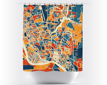 Load image into Gallery viewer, Dhaka Map Shower Curtain - bangladesh Shower Curtain - Chroma Series