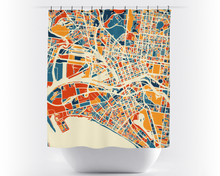 Load image into Gallery viewer, Melbourne Map Shower Curtain - australia Shower Curtain - Chroma Series