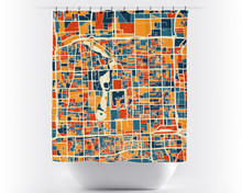 Load image into Gallery viewer, Beijing Map Shower Curtain - china Shower Curtain - Chroma Series