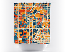 Charger l'image dans la galerie, Las Vegas Map Shower Curtain - usa Shower Curtain - Chroma Series