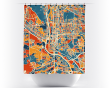 Load image into Gallery viewer, Colorado Springs Map Shower Curtain - usa Shower Curtain - Chroma Series