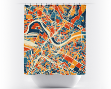 Load image into Gallery viewer, Dresden Map Shower Curtain - germany Shower Curtain - Chroma Series