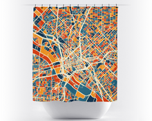 Charger l'image dans la galerie, Dallas Map Shower Curtain - usa Shower Curtain - Chroma Series