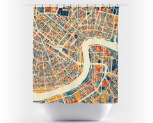 Charger l'image dans la galerie, New Orleans Map Shower Curtain - usa Shower Curtain - Chroma Series