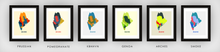 Charger l'image dans la galerie, Affiche cartographique de Maine - Style Chroma