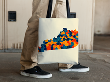 Load image into Gallery viewer, Kentucky Map Tote Bag - KY Map Tote Bag 15x15