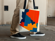 Load image into Gallery viewer, Arizona Map Tote Bag - AZ Map Tote Bag 15x15