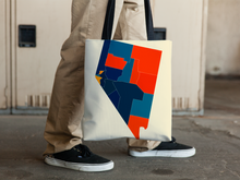 Load image into Gallery viewer, Nevada Map Tote Bag - NV Map Tote Bag 15x15