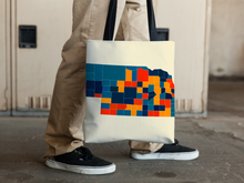 Load image into Gallery viewer, Nebraska Map Tote Bag - NE Map Tote Bag 15x15