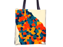 Load image into Gallery viewer, Georgia Map Tote Bag - GA Map Tote Bag 15x15