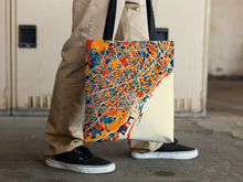Load image into Gallery viewer, Barcelona Map Tote Bag - Spain Map Tote Bag 15x15