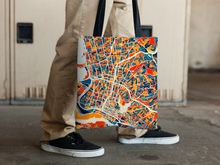 Load image into Gallery viewer, Oakland Map Tote Bag - California Map Tote Bag 15x15