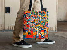 Load image into Gallery viewer, Fresno Map Tote Bag - California Map Tote Bag 15x15