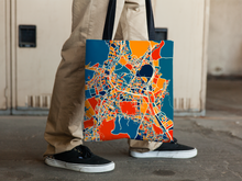 Load image into Gallery viewer, Busan Map Tote Bag - Korea Map Tote Bag 15x15