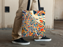 Load image into Gallery viewer, Amsterdam Map Tote Bag - Netherland Map Tote Bag 15x15