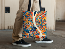 Load image into Gallery viewer, Budapest Map Tote Bag - Hungary Map Tote Bag 15x15