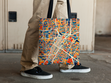 Load image into Gallery viewer, Houston Map Tote Bag - Texas Map Tote Bag 15x15