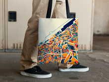 Load image into Gallery viewer, Cleveland Map Tote Bag - Ohio Map Tote Bag 15x15