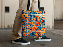 Load image into Gallery viewer, Arlington Map Tote Bag - Texas Map Tote Bag 15x15