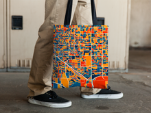 Load image into Gallery viewer, Tucson Map Tote Bag - Arizona Map Tote Bag 15x15