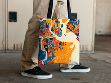 Load image into Gallery viewer, Charleston Map Tote Bag - South Carolina Map Tote Bag 15x15