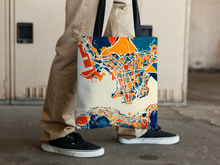 Load image into Gallery viewer, Hong Kong Map Tote Bag - China Map Tote Bag 15x15