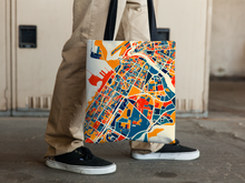 Load image into Gallery viewer, Dubai Map Tote Bag - United Arab Emirates Map Tote Bag 15x15