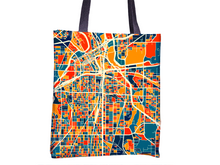 Charger l'image dans la galerie, Fort Worth Map Tote Bag - Texas Map Tote Bag 15x15